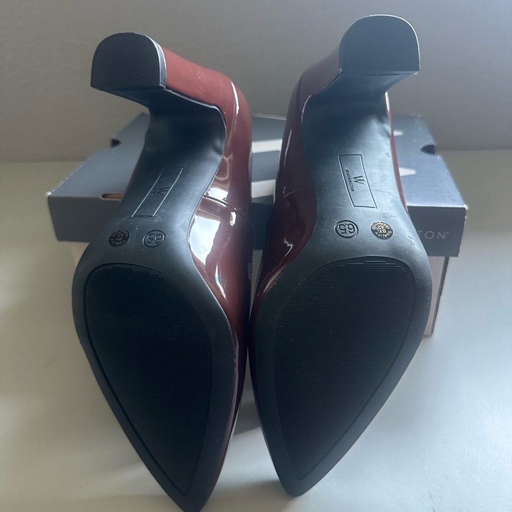 Worthingtong Zool Pointed Toe Block Heel Pumps Wo… - image 6